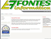 Tablet Screenshot of fontes.com.br