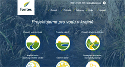 Desktop Screenshot of fontes.cz