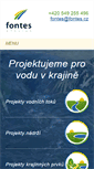 Mobile Screenshot of fontes.cz